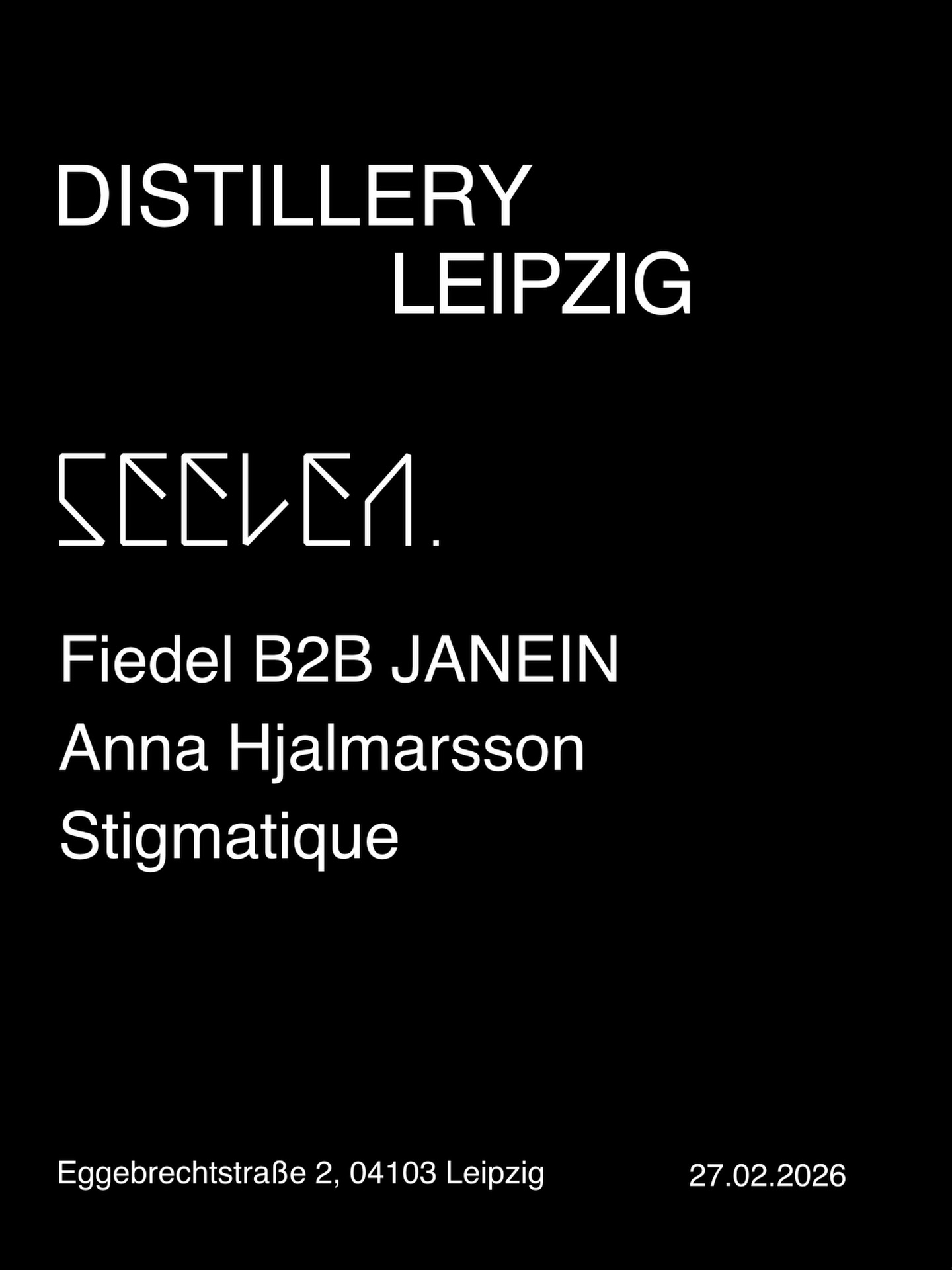 27th February 2026 - Seelen. @ Distillery, Leipzig (Germany)