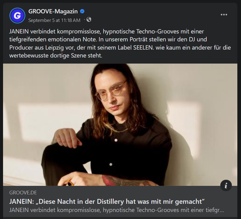 JANEIN's 'Groove' interview August 2023